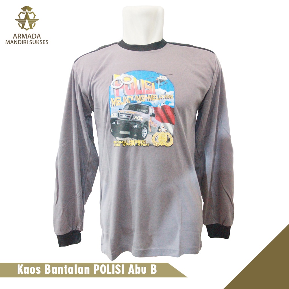 Kaos Bantalan Polisi Gambar - Kaos Bantal Polisi