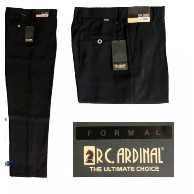 {Mans Collections}Celana Formal Kerja Pria Bahan Teflon / Kain Tisu