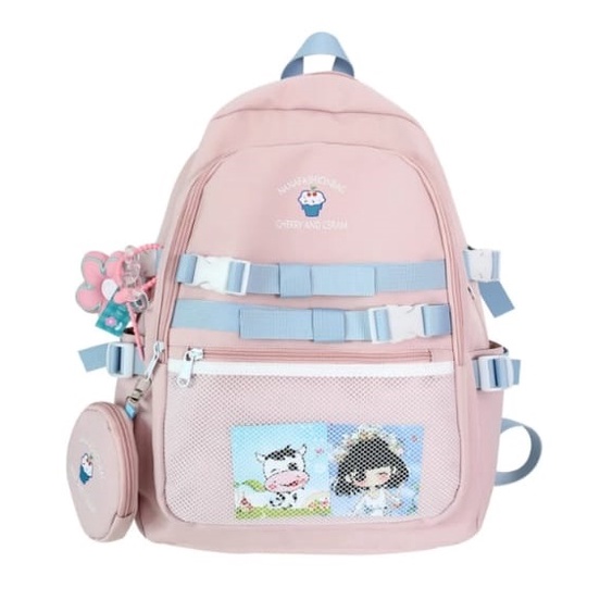 [COD] Tas Ransel Anak Perempuan Kasual Terbaru Wanita Punggung Dewasa SD SMP Tas Punggung Laptop Terbaru Outdoor Tas Ransel Sekolah Wanita Populer Murah Kekinian 2022