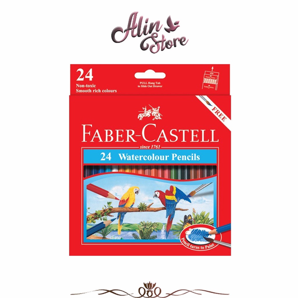

Pensil Warna Watercolour 24 Warna Faber-Castell