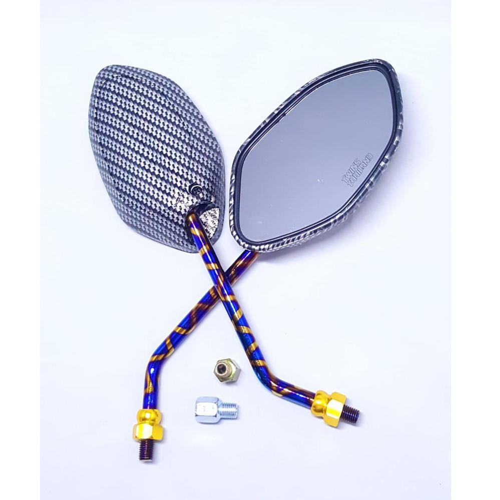 GFR Spion Carbon XXX Variasi Motor Honda Beat FI Vario Scoopy Spacy Supra 125 Revo Sonic CB 150R✶ (T