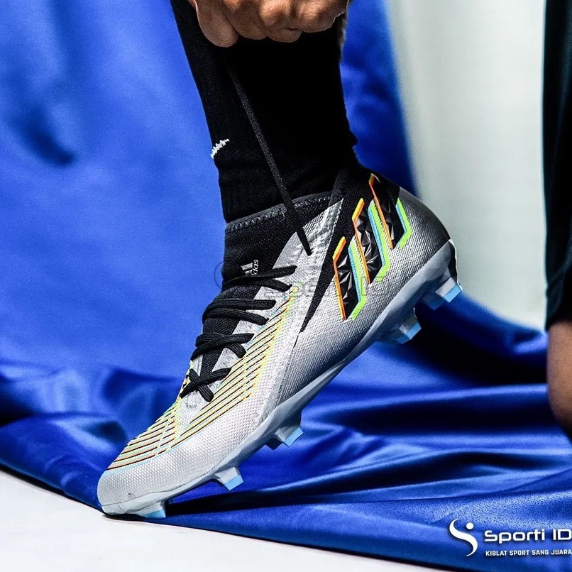 pink and white adidas slides