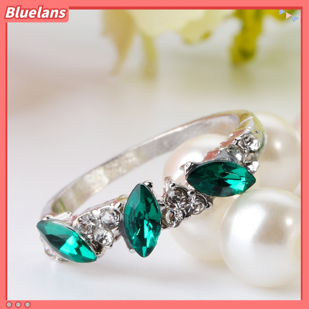 Bluelans Women Elegant Vintage Rhinestone Finger Knuckle Ring Gift Fashion Jewelry