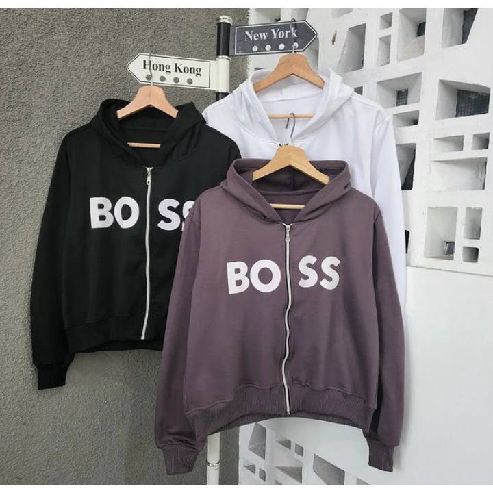 Sweater Wanita Grosir Berkualitas - Bos Zipper