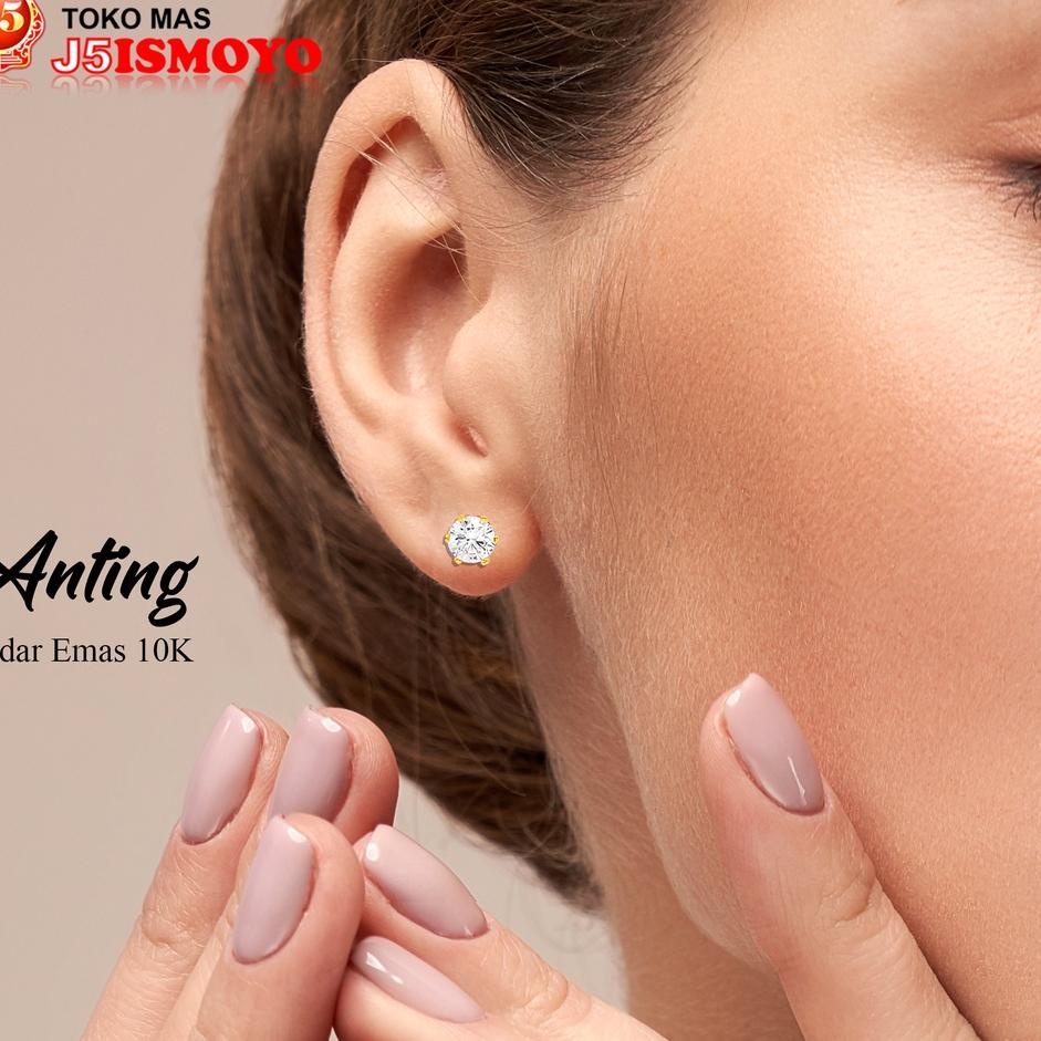 LANGSUNG ATC.. Anting Emas Tindik Dewi Batu Warna J5 Ismoyo