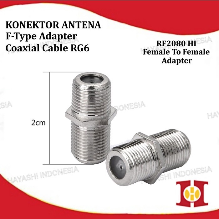 Konektor I Sambungan Jack F Drat CP F5C CCTV Kabel Antena TV Parabola-10pcs