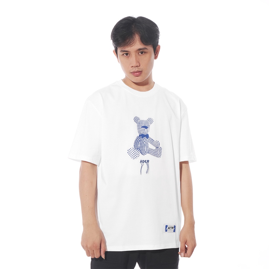 Ader Error Checkered Bear Doll T-Shirt White