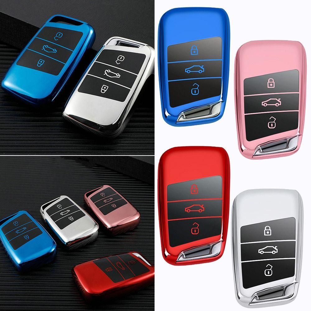 Top Remote Key Case New Aksesoris Mobil Skin Key Fob Cover