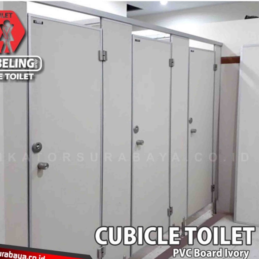Cubicle Toilet Custom / Cubicle Toilet HMR Lapis HPL / Toilet / Cubicle Toilet PVC Board Lapis HPL /