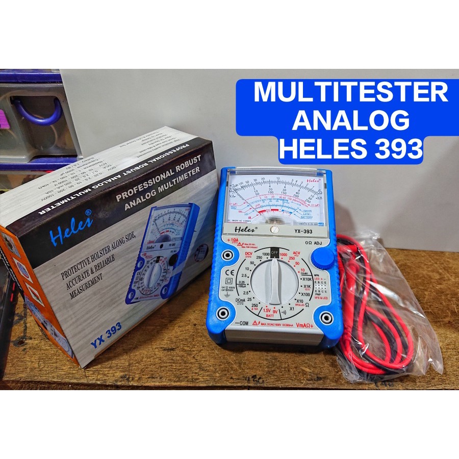 Multitester Multimeter Avometer Analog HELES YX-393 YX393 YX 393