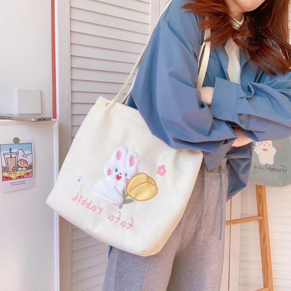 Tas Tote Buludru TL027 Handbag TL028 cute bear rabbit korea style bag handbag