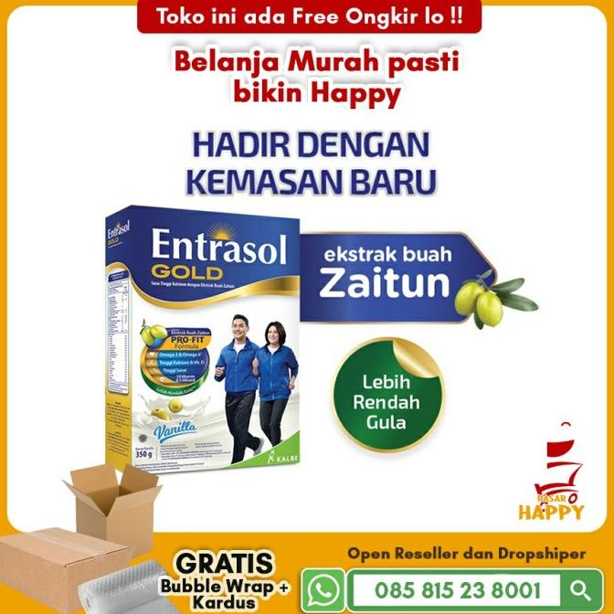 

[ COD ] Susu Entrasol Gold Vanila 350 gram