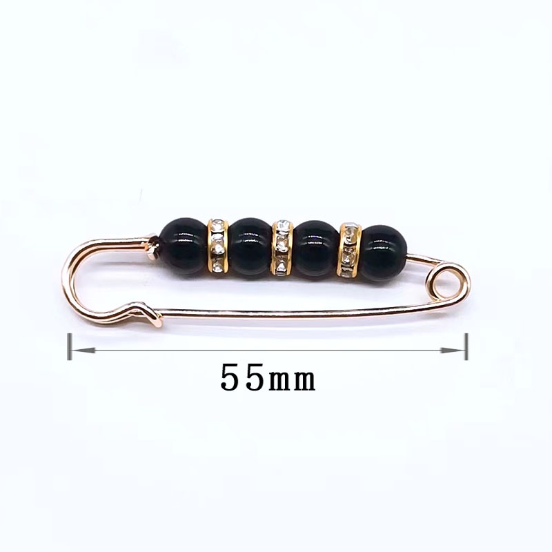 1pc Bros Pin Metal Hias Mutiara Untuk Aksesoris Wanita