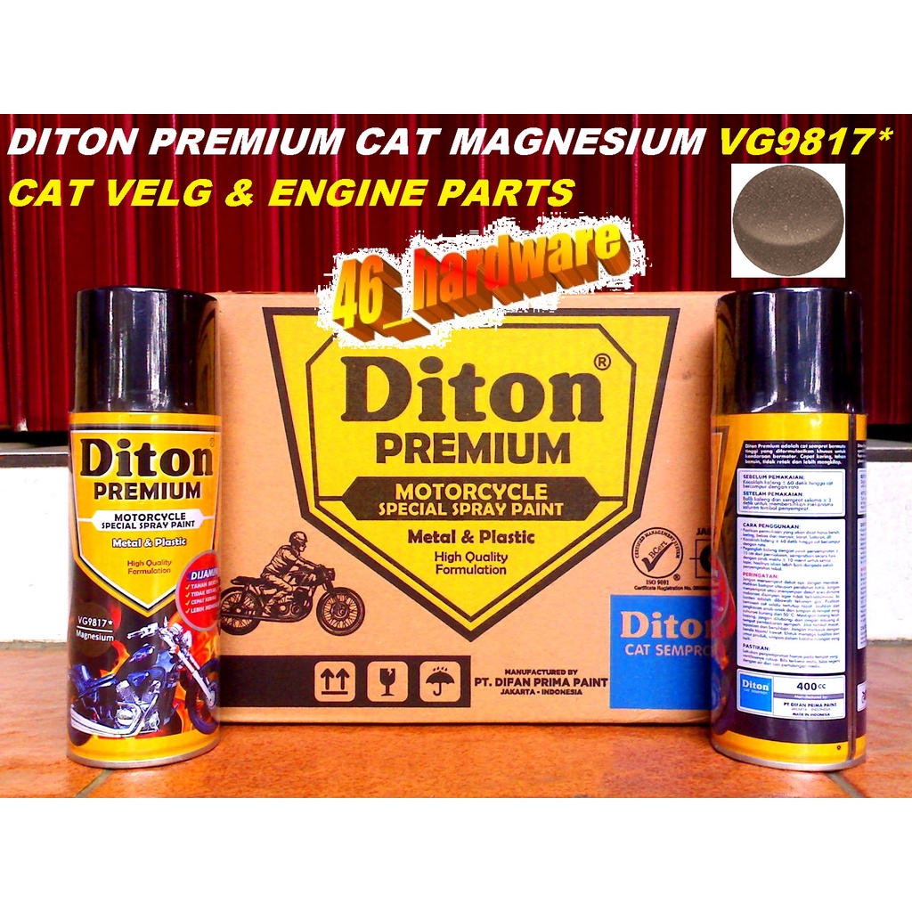 DITON PREMIUM CAT SEMPROT MAGNESIUM VG9817* VELG & ENGINE PARTS COLORS - 46_hardware