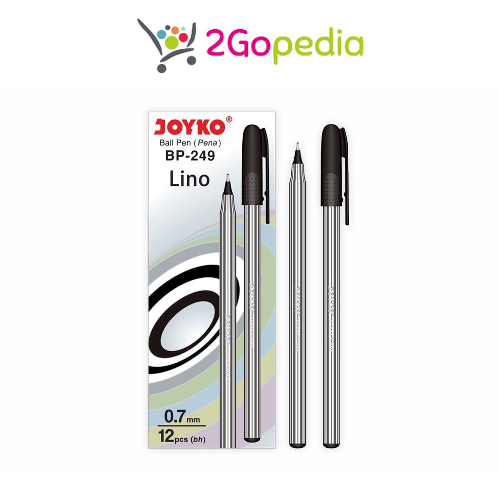 

Pulpen 0,7 mm Hitam Lino BP-249 Joyko Grosir Murah Atk