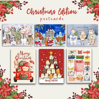 Kartu Pos / Postcard Edisi Natal (Christmas) + sticker pack!