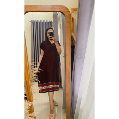 Daster jumbo bali kain adem