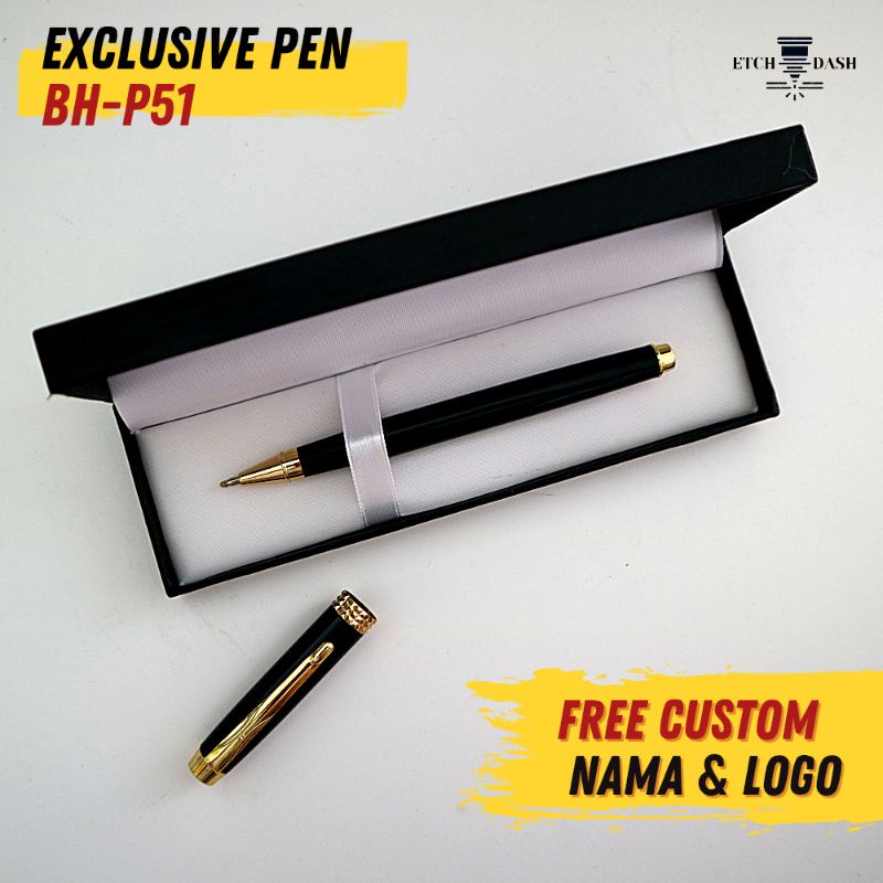 

Pulpen Eksklusif Free Custom Nama dan Logo | Pulpen Custom | Pulpen Custom Nama | Pulpen Elegan - Exclusive Pen BH-P51