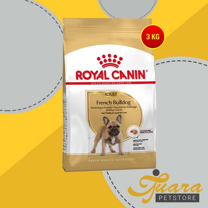 Makanan Anjing Dewasa / Royal Canin French Bulldog Adult 3Kg