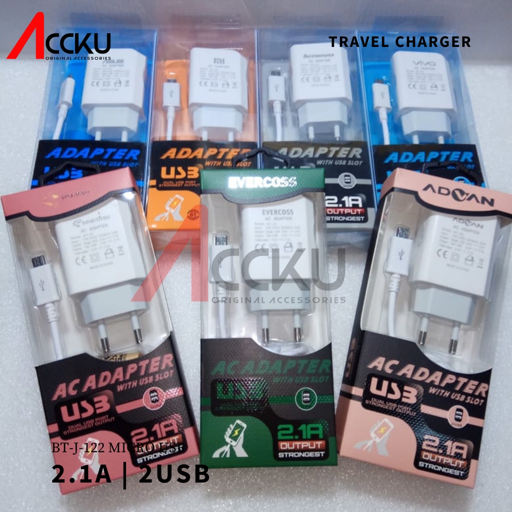 Charger Micro USB BT-122 cas Samsung Micro Usb BT--J-122 Cas Charger Pengisi Daya Charger Handphone Micro USB