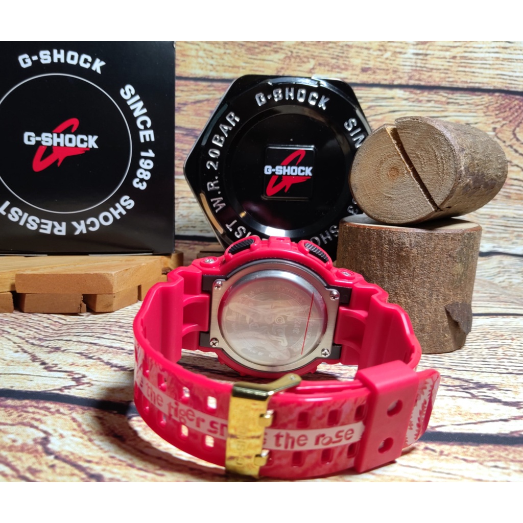 Casio G-Shock Valentine Love GA-110 GA110 Red Edition Autolight World Time Waterproof Watch