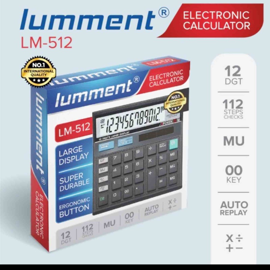 

Kalkulator / Calculator Merk Lumment LM-512 - BE