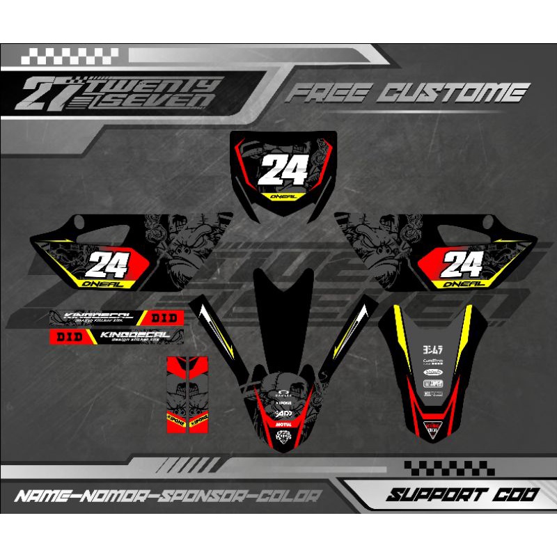 DECAL YZ 85 NEW BEBEK DECAL YZ 85 FULL BODY