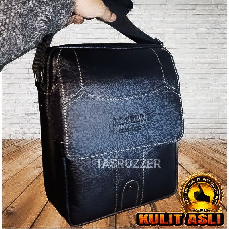 Tas kulit pria motif kupu kupu 100% kulit asli