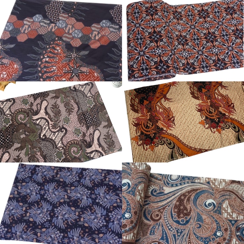 Kain Batik Meteran Bahan Katun Batik Premium Kode C