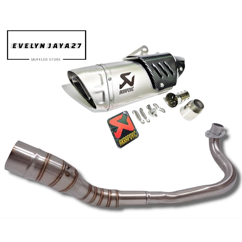 KNALPOT AKRAPOVIC EVOLUTION LINE  IMPORT TAIWAN NMAX AEROX ADV PCX XMAX VARIO