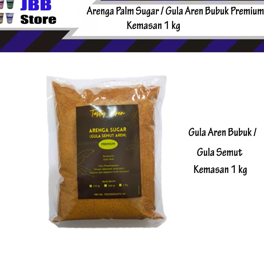 

Bisa COD Arenga Palm Sugar / Gula Aren Bubuk Premium / Gula Semut Ukuran 1kg grosir