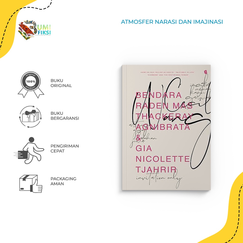 Buku Bacaan NOVEL |INVITATION ONLY ( NEW EDITION) BY CECILIA WANG Bukune - BUMIFIKSI