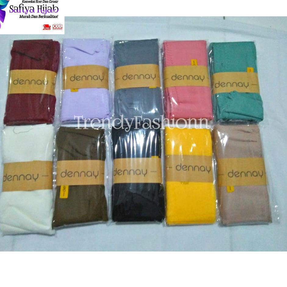 Laris HE6EQ KERUDUNG DENNAY POLOS ORI Voal Ultrafine Jilbab Hijab Segi Empat Segiempat Denay 81 Terb