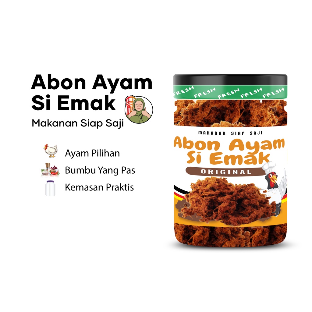 abon ayam si emak