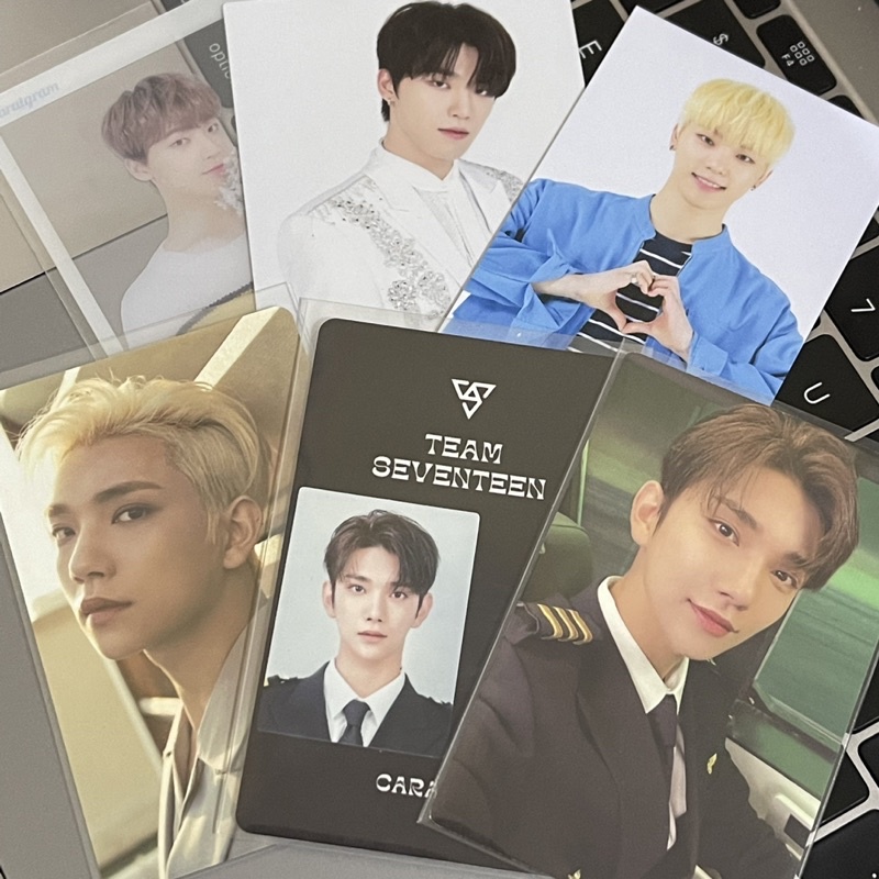 WTS PC PHOTOCARD JOSHUA PILOT + ID CARD CARAT FANCLUB 5TH PAIR AAB DINO POSTCARD PC PENDANT SHUA AAB