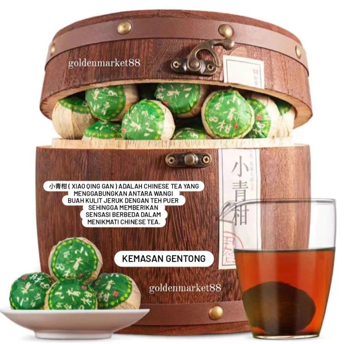 

ORIGINAL MURAH XIAO QING GAN 小青柑 CHINESE TEA PU ER CHA KALENG TEH PUER HERBAL - Gentong