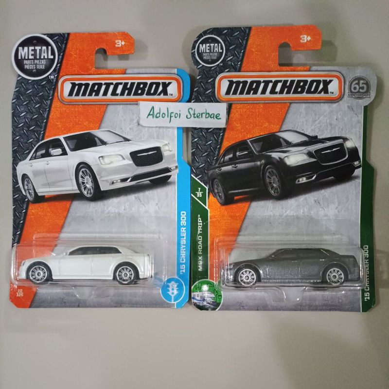 matchbox '15 chrysler 300 crysler 300 mbx road trip 65 65th anniversary