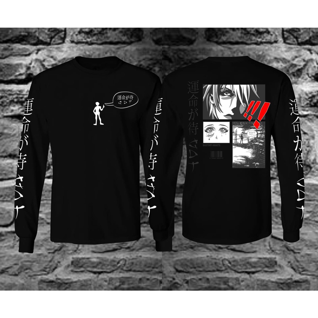 Muslim wear 1981 baju kaos pria lengan panjang terbaru /kaos distro anime /kaos lengan panjang wanit