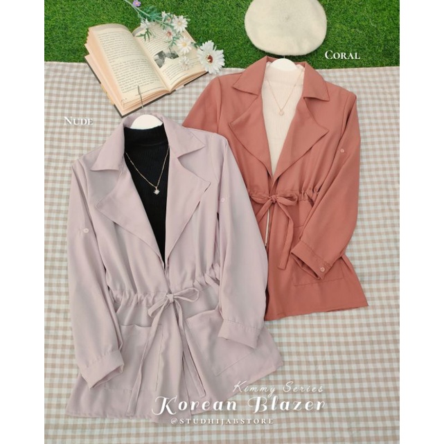 Classy Korean Blazer ala Korea by Studhijabstore