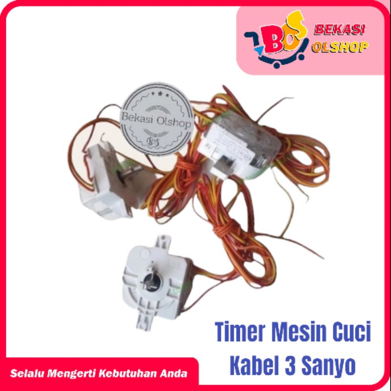 Timer mesin cuci 3kabel merk sanyo original