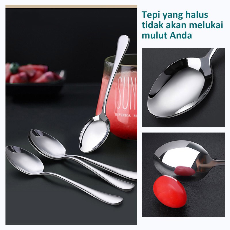 Sendok Garpu Sumpit set Stainless Steel 304 Tebal Food Grade BOX 2pcs/3pcs