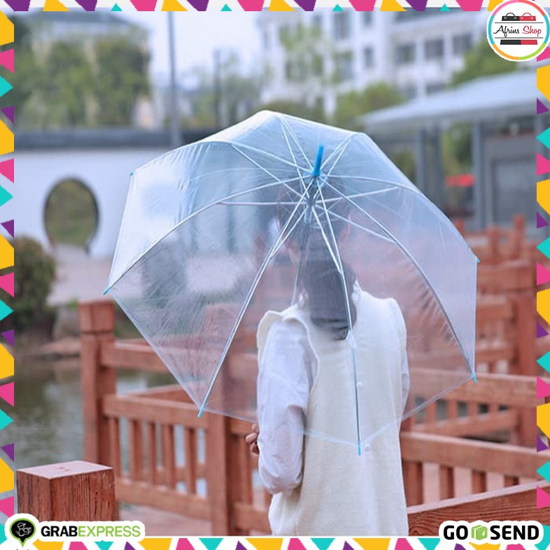 PAYUNG TRANSPARAN KOREA PAYUNG LIPAT  BENING BEST QUALITY