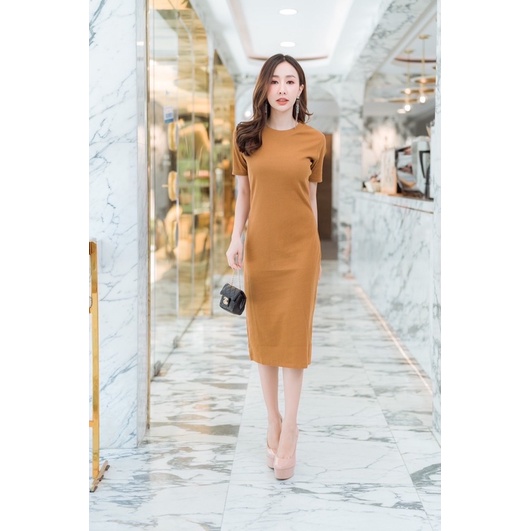 DRESS LA DRESS MODEL ROUNDNECK IMPORT BANGKOK (DRLD328)