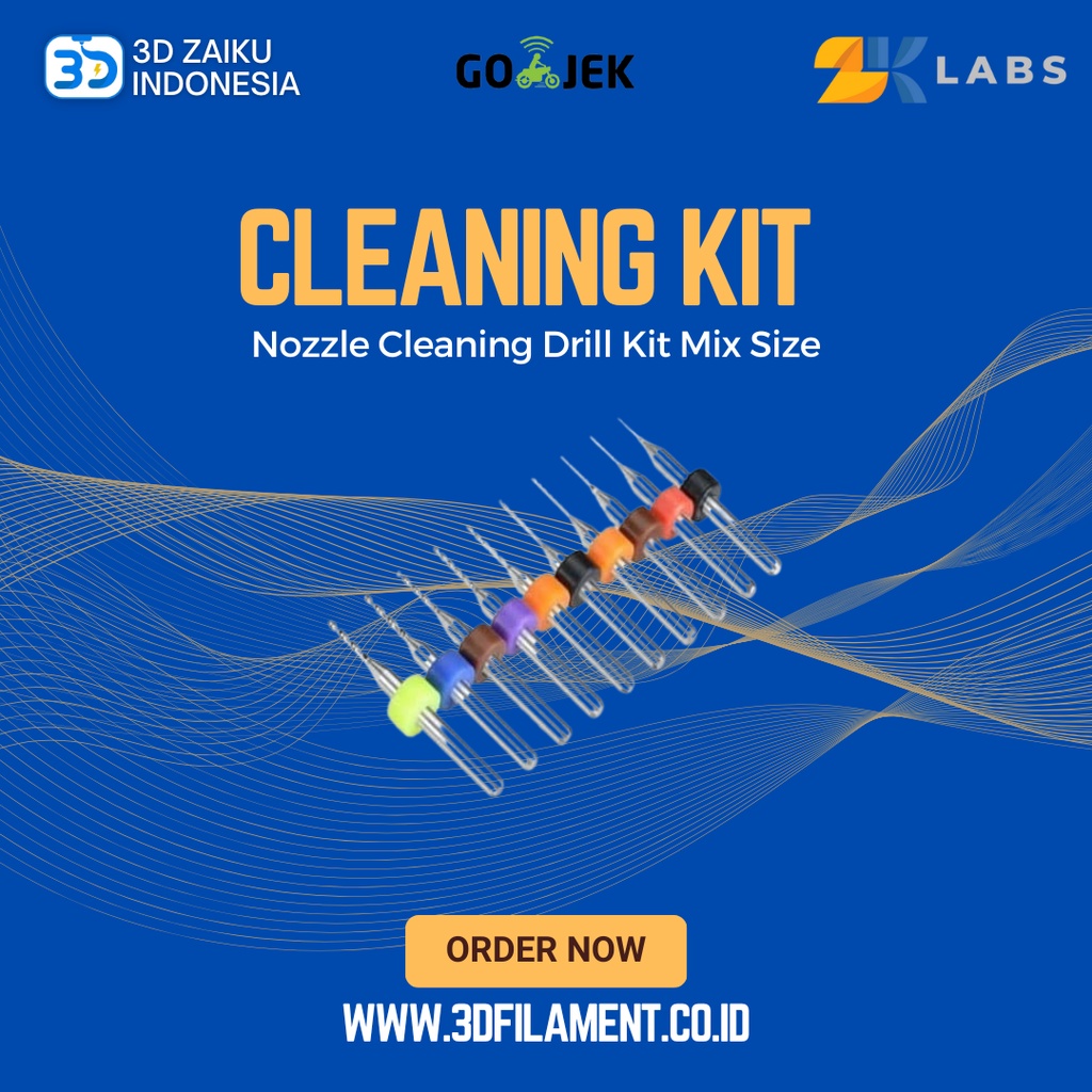 Reprap 3D Printer Nozzle Cleaning Drill Kit Mis Size
