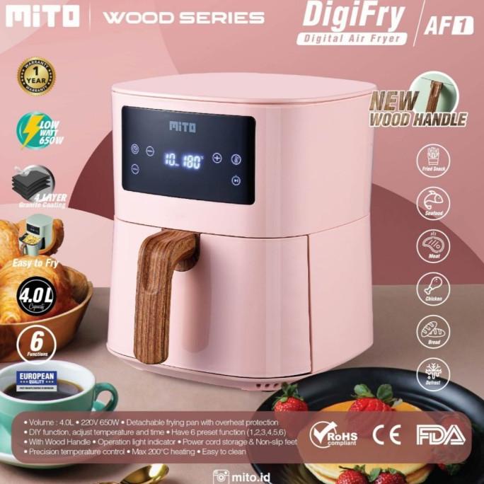 TERBARU DigiFry Mito Air Fryer AF1 4L /PERALATAN MASAK SET/PANCI PRESTO/PANCI SET/WAJAN ANTI LENGKET