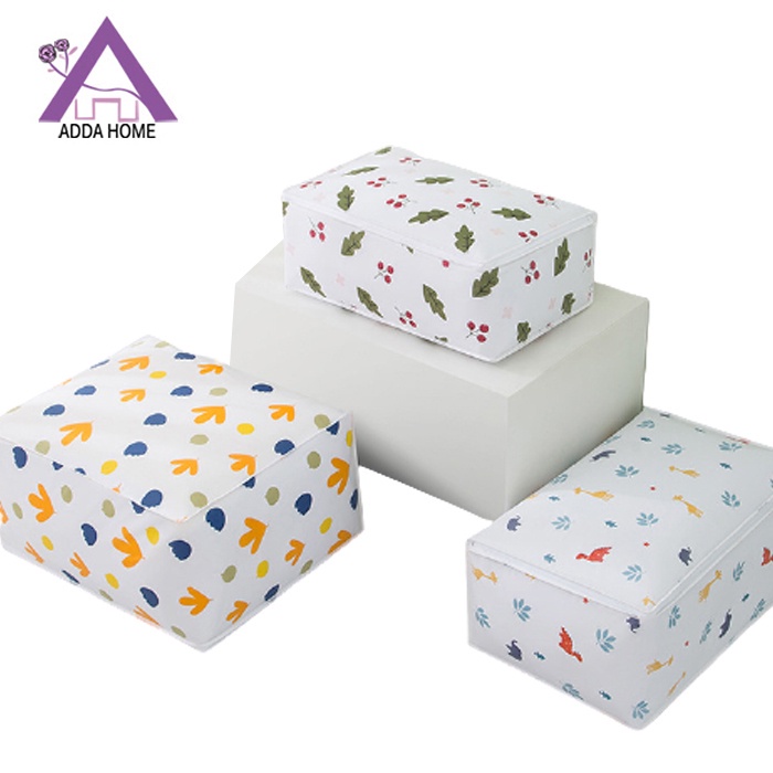 Storage Box Baju Organizer Plastik Tempat Penyimpanan Bedcover Selimut Pakaian Serbaguna