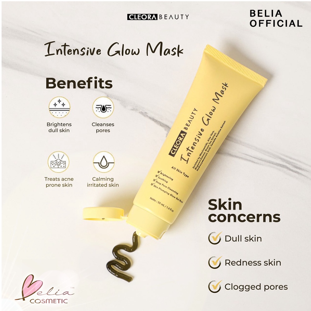 ❤ BELIA ❤ CLEORA Beauty Series | Cleansing | Essence | Serum | Jelly Booster | Sunscreen | Lip Serum | Exfoliating | Perawatan | BPOM