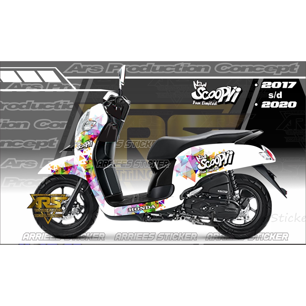 decal new scoopy stylist 2020. decal scoopy 2017 . 2018 .2019 .2020 full body