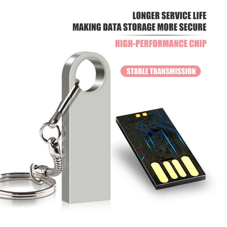 Flash Disk USB 2.0 Kapasitas 1TB Bahan Metal Anti Air