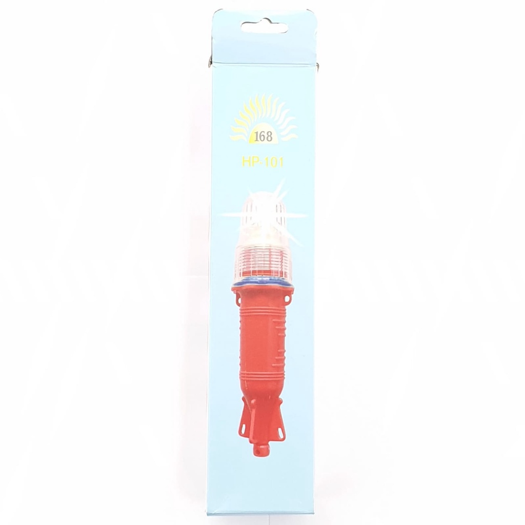 HP-101 1 BATEREI Lampu Torpedo Nelayan 5 Led 1 Warna Cahaya 1 Baterei D Size